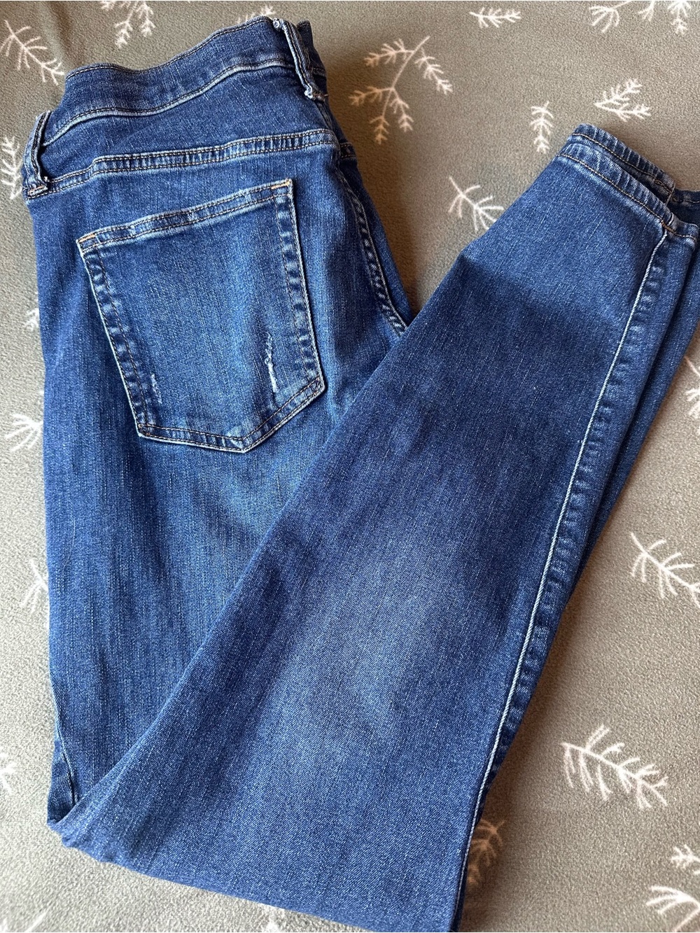 GAP TRUE SKINNY HIGH WAISTED Classic Blue Denim Jeans